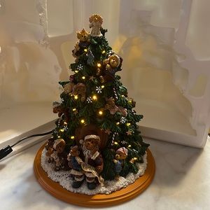 Boyd’s Bear Lighted Christmas Tree by Danbury Mint